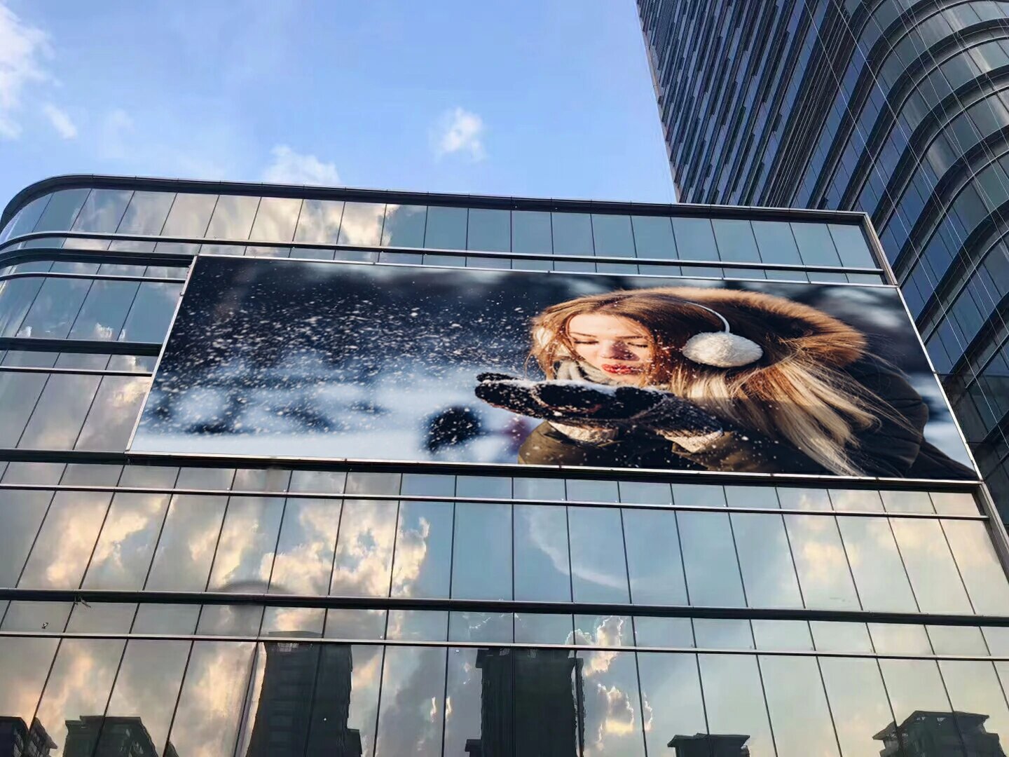 浙江紹興某地標(biāo)戶外大屏