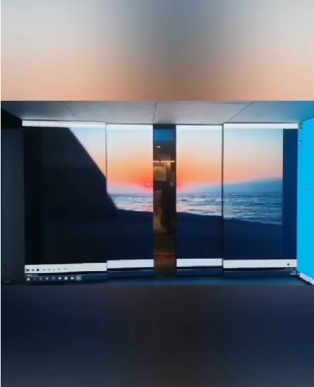 山東青島某公司展廳P2 開合屏